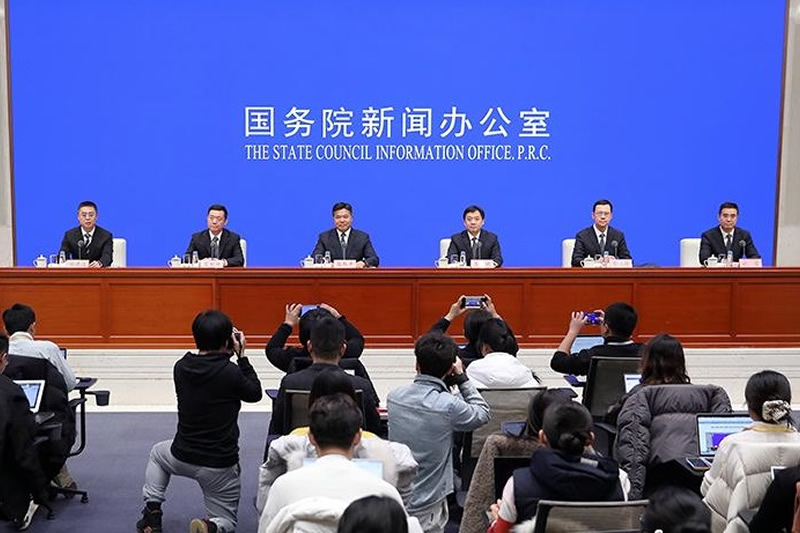 中外新闻社6日出席国务院新闻办公室发布会